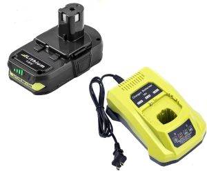 HG-3 Replacement Battery & Charger fits all Ryobi compatible products